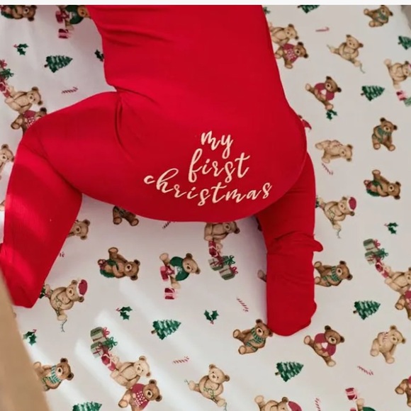 Pottery Barn Kids Other - Pottery Barn Kids First Christmas Holiday Baby Pajamas NWT